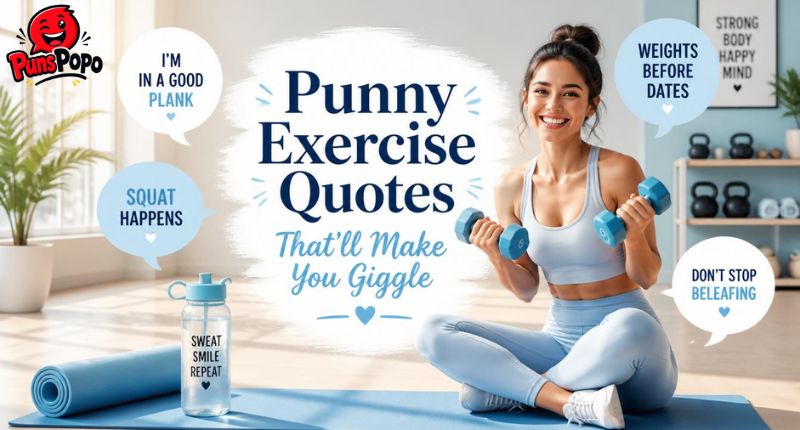 Punny Exercise Quotes That’ll Make You Giggle