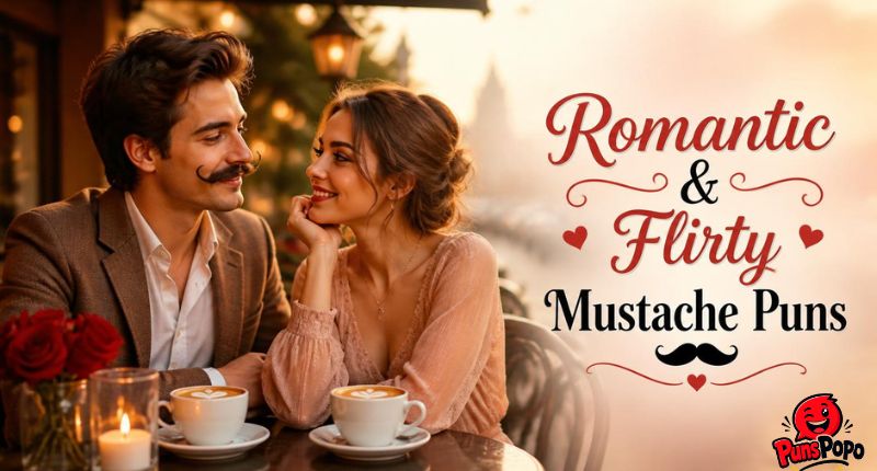 Romantic & Flirty Mustache Puns