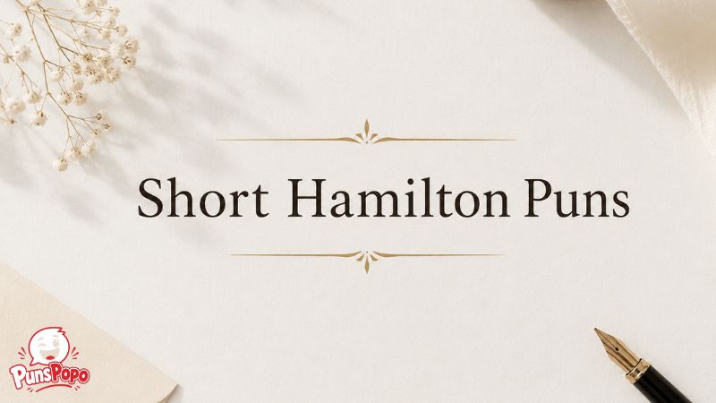 Short Hamilton Puns