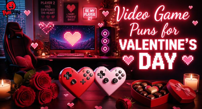 Video Game Puns for Valentine's Day