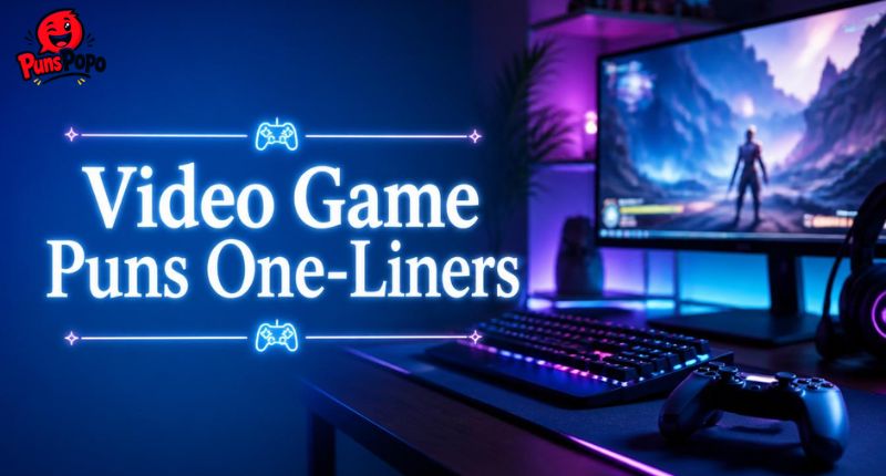 Video Game Puns One-Liners
