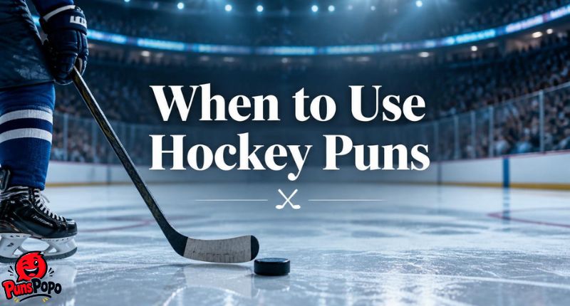 When to Use Hockey Puns