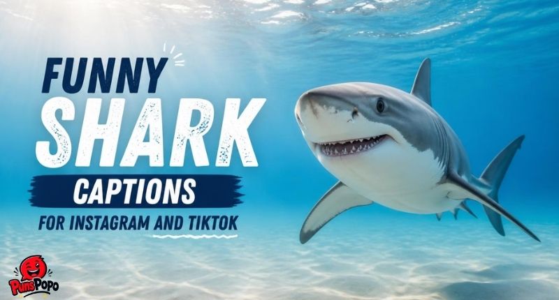 Funny Shark Captions for Instagram and TikTok