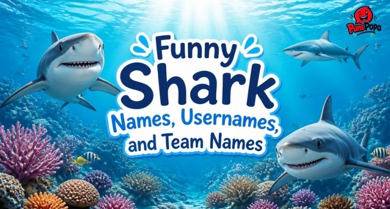 Funny Shark Names, Usernames, and Team Names