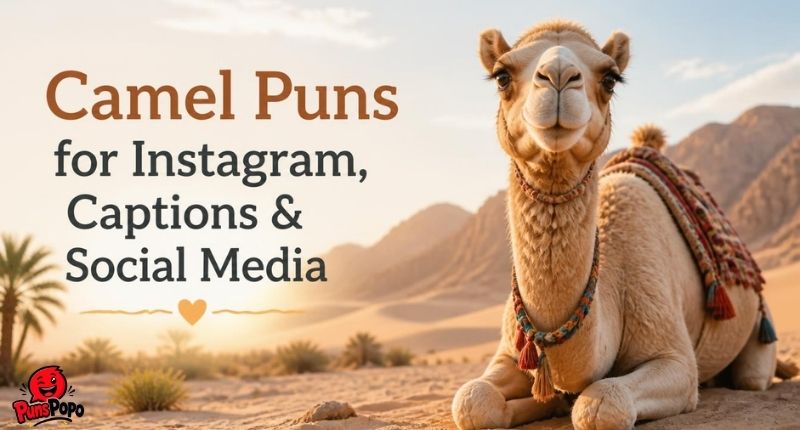 Camel Puns for Instagram, Captions & Social Media