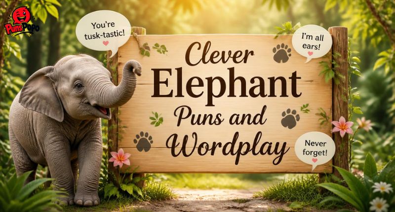 Clever Elephant Puns and Wordplay