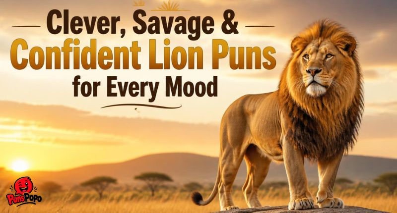 Clever, Savage & Confident Lion Puns for Every Mood