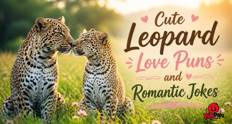 Cute Leopard Love Puns and Romantic Jokes
