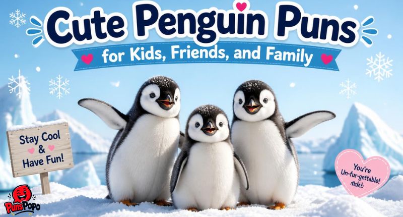 Cute Penguin Puns for Kids, Friends, and Family
