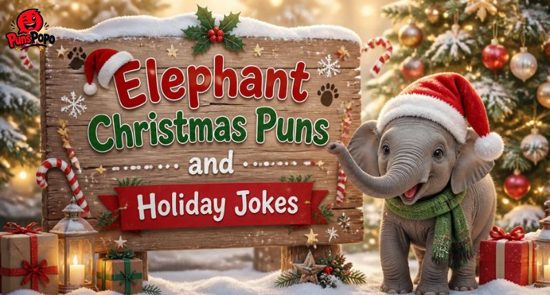 Elephant Christmas Puns and Holiday Jokes