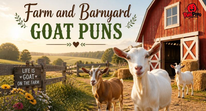Farm and Barnyard Goat Puns