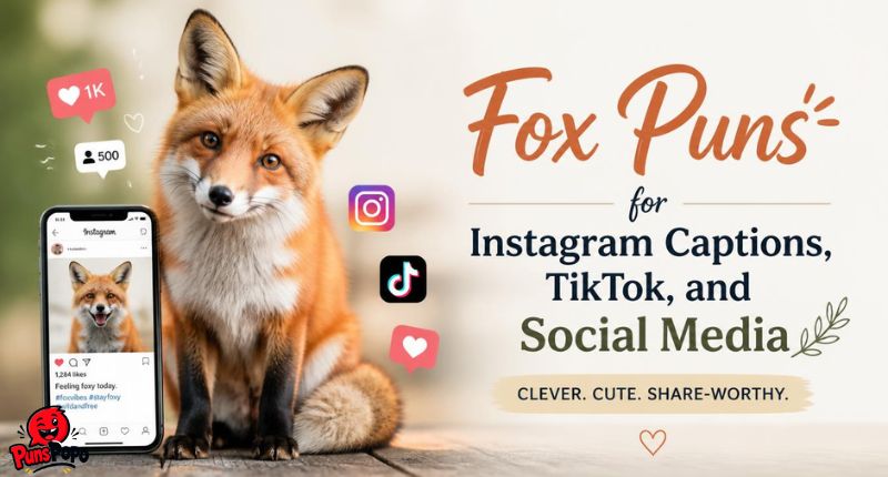 Fox Puns for Instagram Captions, TikTok, and Social Media