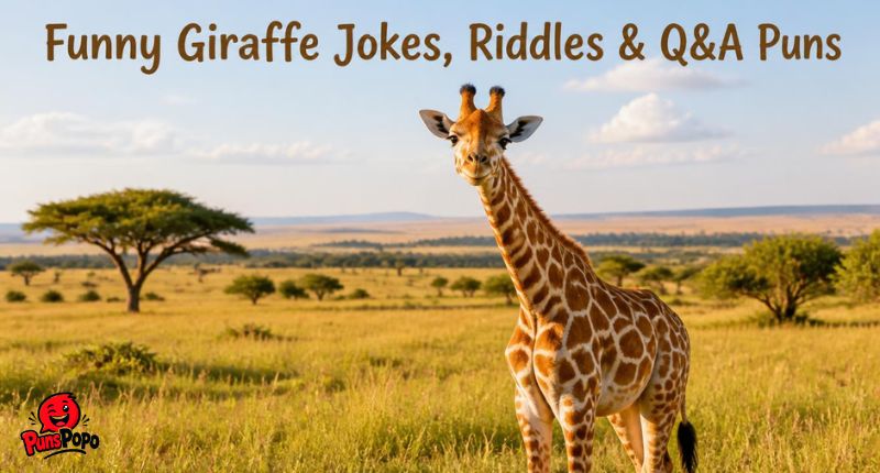 Funny Giraffe Jokes, Riddles & Q&A Puns
