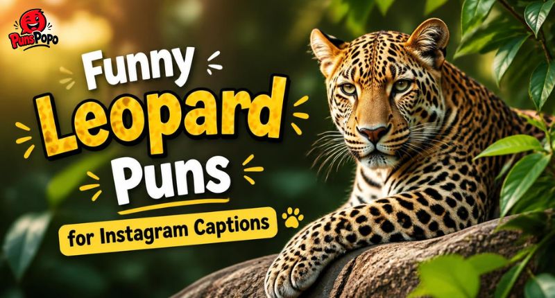 Funny Leopard Puns for Instagram Captions