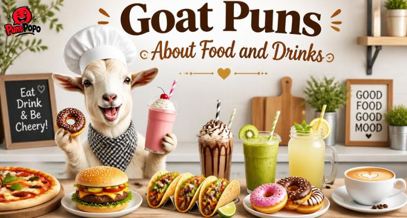 Goat Puns About Food and Drinks