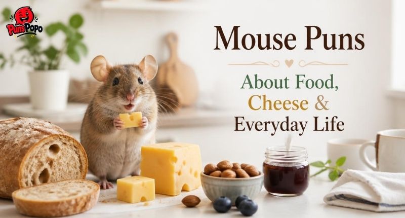 Mouse Puns About Food, Cheese & Everyday Life