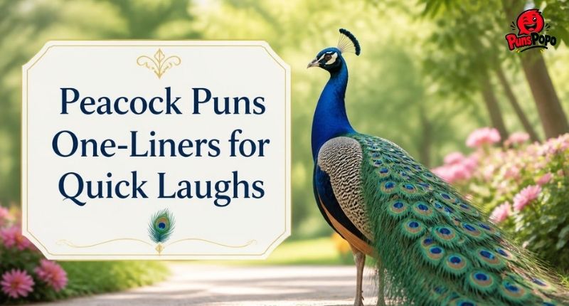 Peacock Puns One-Liners for Quick Laughs