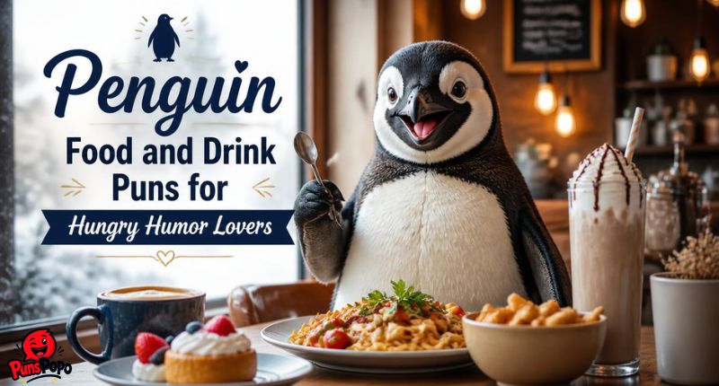 Penguin Food and Drink Puns for Hungry Humor Lovers