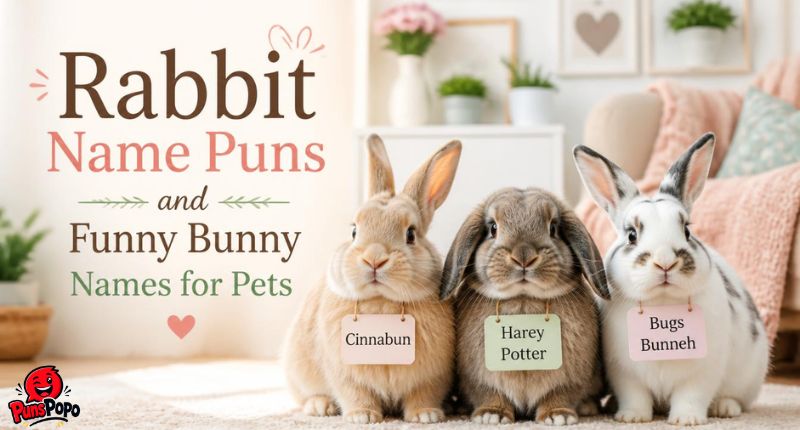 Rabbit Name Puns and Funny Bunny Names for Pets