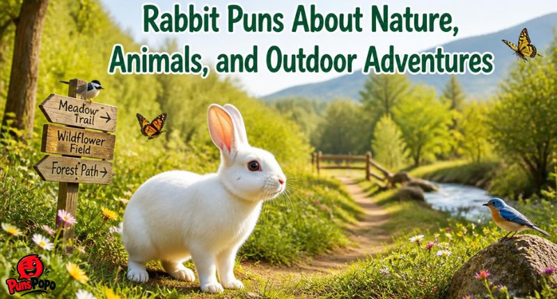 Rabbit Puns About Nature, Animals, and Outdoor Adventures