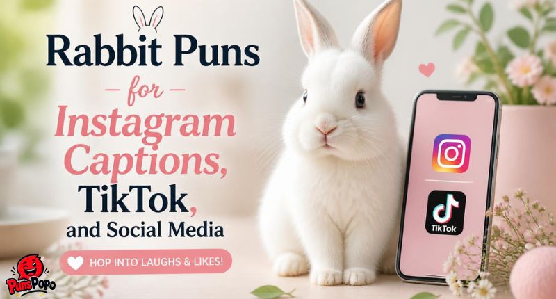 Rabbit Puns for Instagram Captions, TikTok, and Social Media