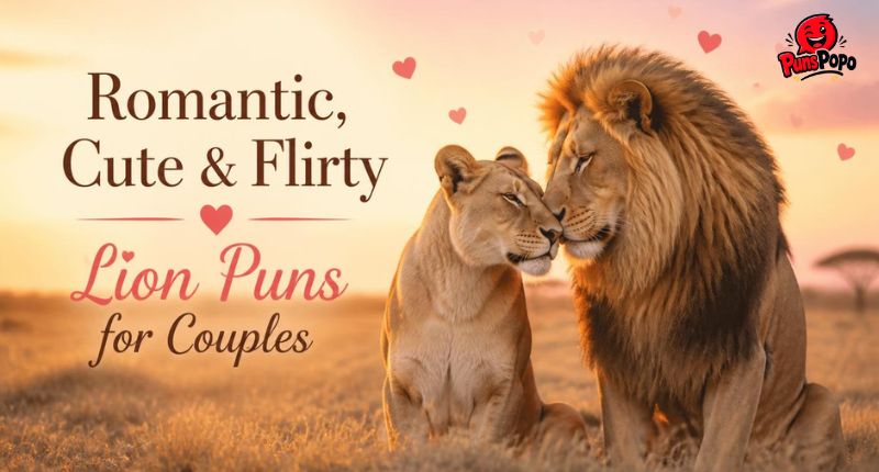 Romantic, Cute & Flirty Lion Puns for Couples