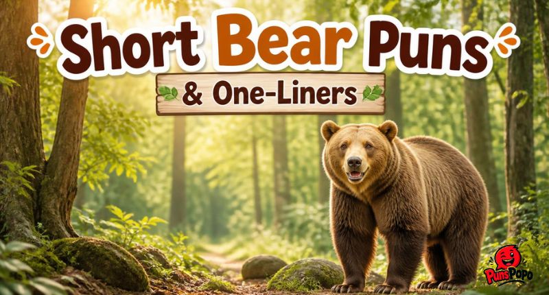 Short Bear Puns & One-Liners