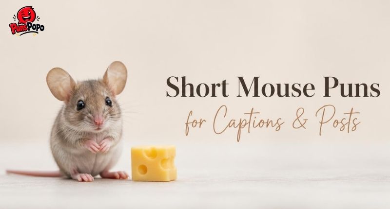 Short Mouse Puns for Captions & Posts