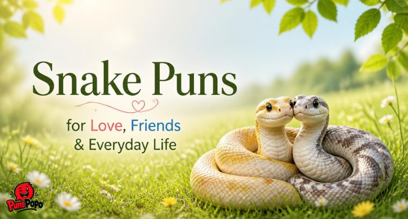 Snake Puns for Love, Friends & Everyday Life