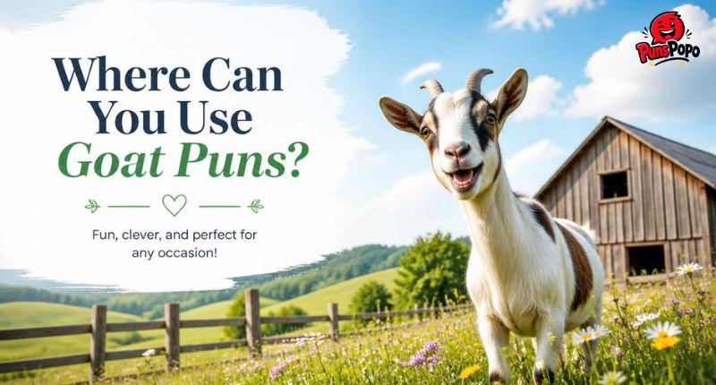 Where Can You Use Goat Puns?