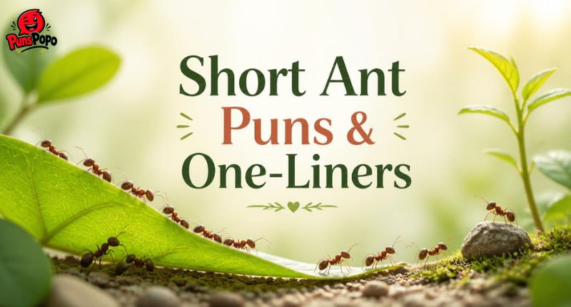 Short Ant Puns & One-Liners