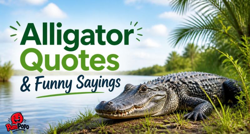 Alligator Quotes & Funny Sayings