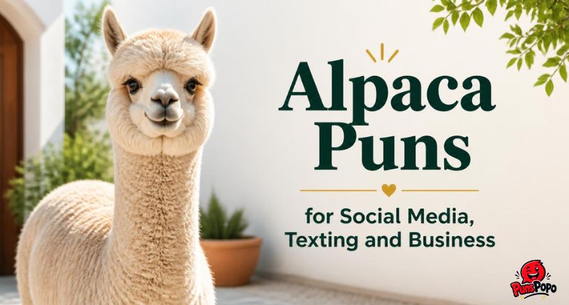 Alpaca Puns for Social Media, Texting and Business