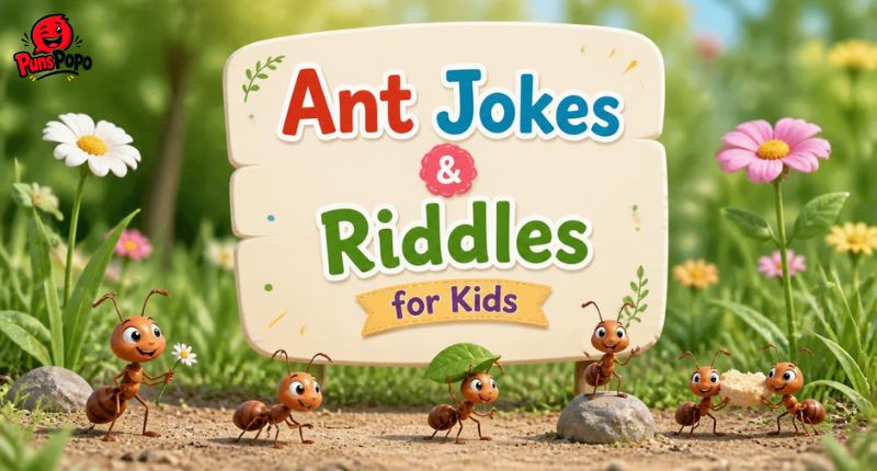 Ant Jokes & Riddles for Kids
