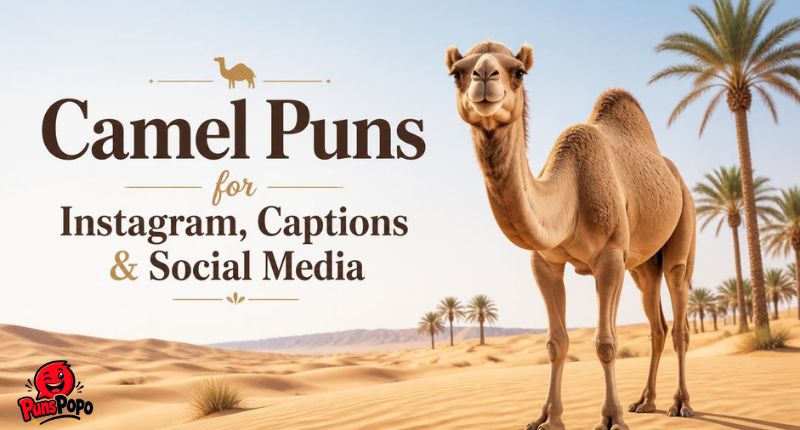 Camel Puns for Instagram, Captions & Social Media
