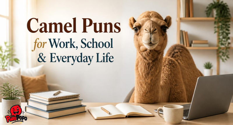 Camel Puns for Work, School & Everyday Life