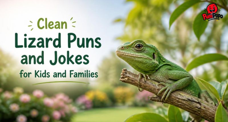 Clean Lizard Puns and Jokes for Kids and Families