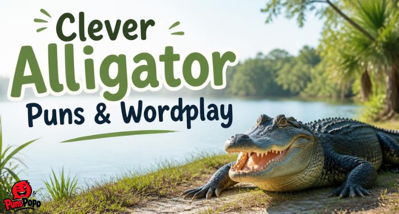 Clever Alligator Puns & Wordplay