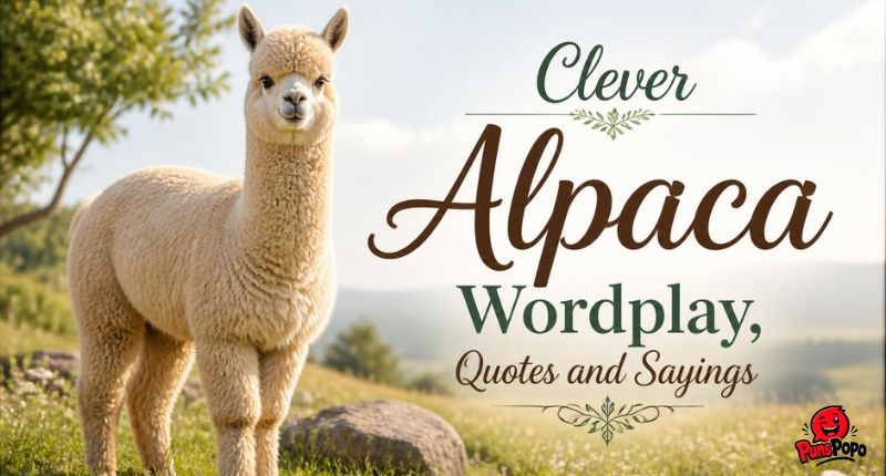 Clever Alpaca Wordplay, Quotes and Sayings