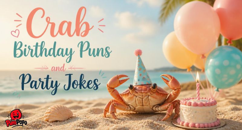 Crab Birthday Puns and Party Jokes