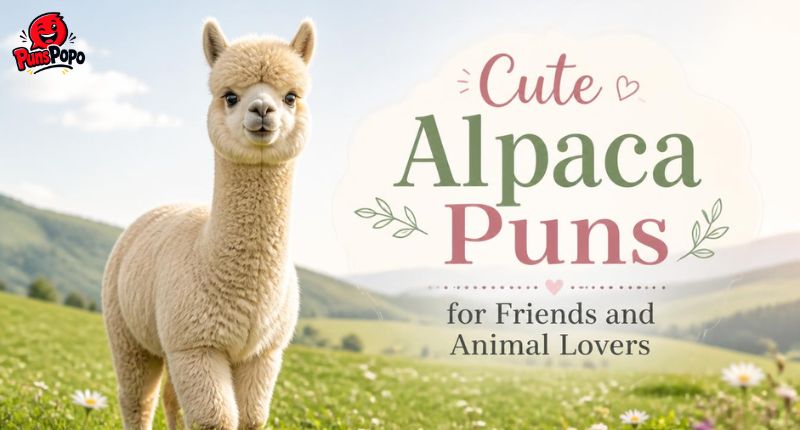 Cute Alpaca Puns for Friends and Animal Lovers