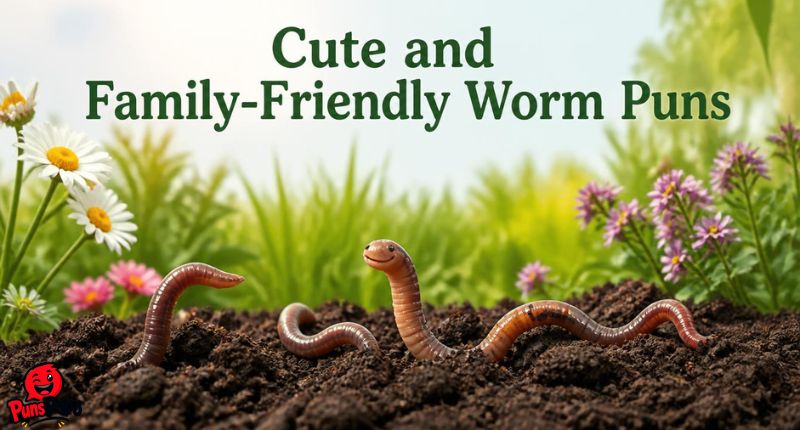 Cute and Family-Friendly Worm Puns