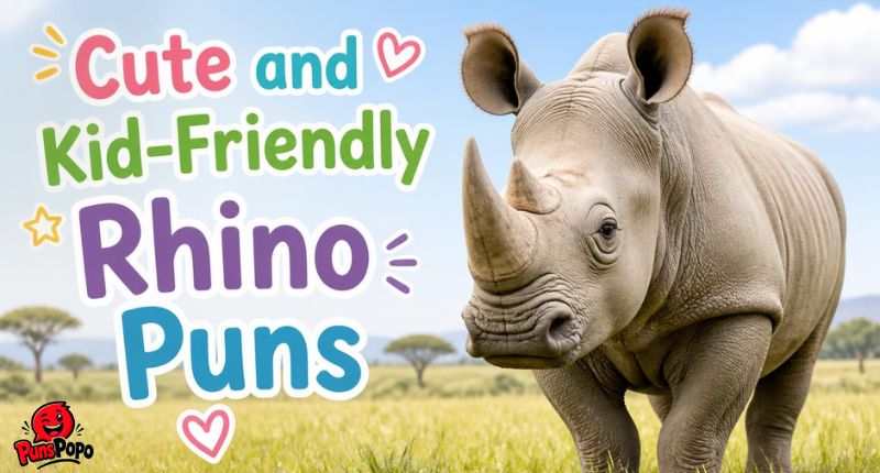 Cute and Kid-Friendly Rhino Puns