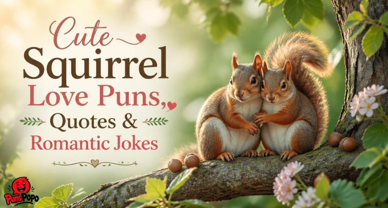 Cute Squirrel Love Puns, Quotes & Romantic Jokes