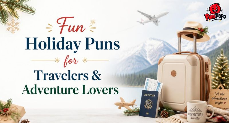 Fun Holiday Puns for Travelers & Adventure Lovers