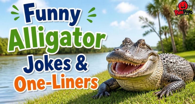Funny Alligator Jokes & One-Liners