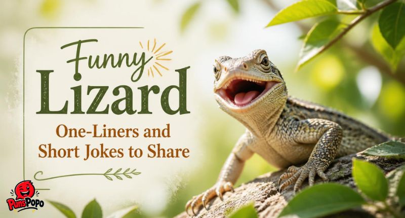 Funny Lizard One-Liners and Short Jokes to Share