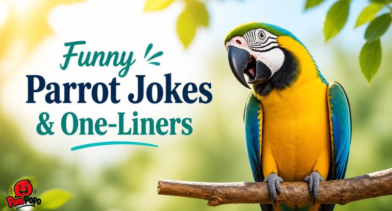 Funny Parrot Jokes & One-Liners