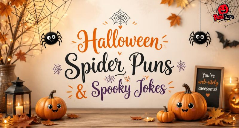 Halloween Spider Puns & Spooky Jokes