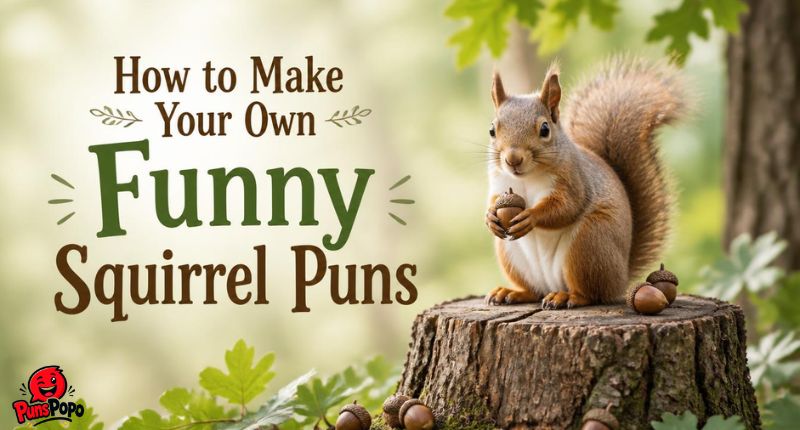 How to Make Your Own Funny Squirrel Puns